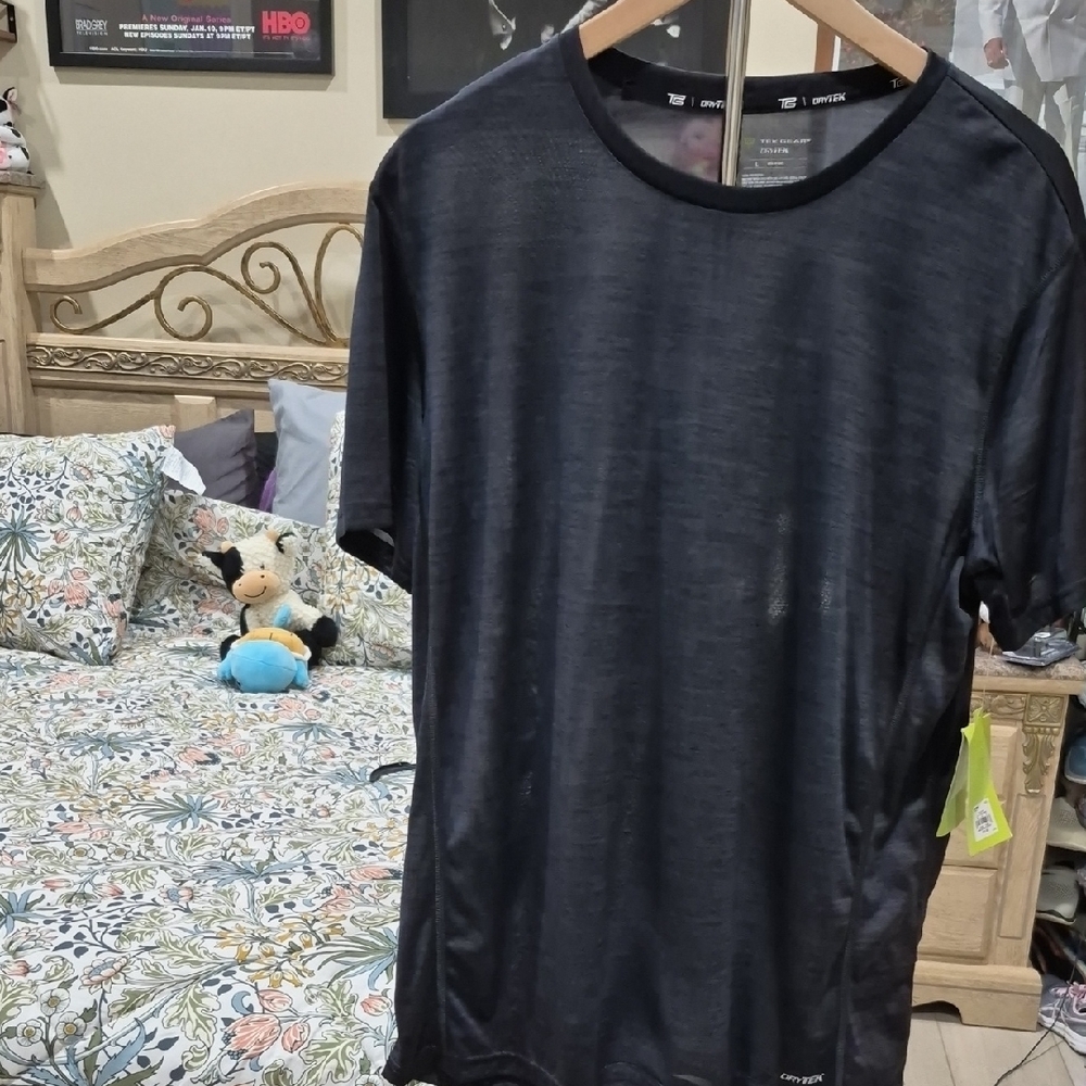 Tek Gear Men's Charcoal Short Sleeve Tee DryTek